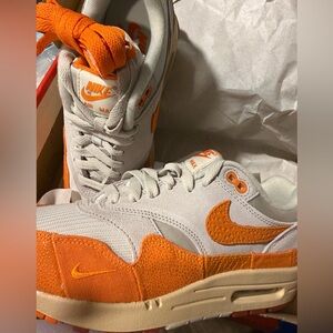 Nike Air Max Shoes in Orange and White